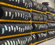 New & used tyre racking in stock
