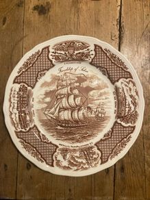 Alfred Meakin Fair Winds Spirit Of Salem plate