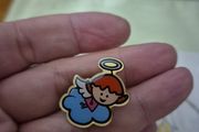 Vintage Little Red Haired Angel Pin