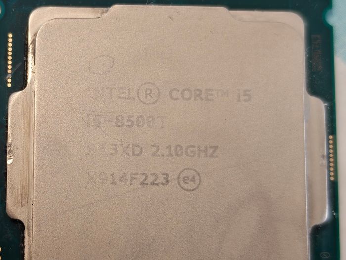 Intel i5 8500T CPU