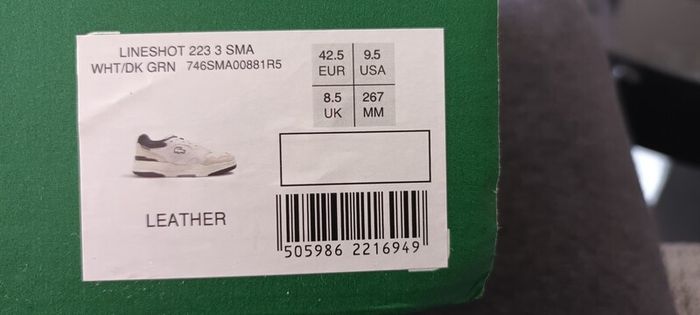Mens Lacoste Lineshot 8.5UK