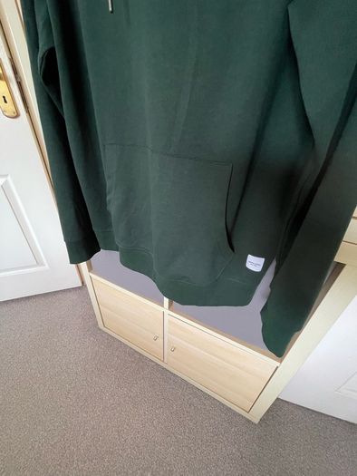 Men's Hooded jacket Jack&Jones size XL, Dark Green color.