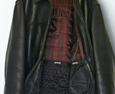 Schott NYC Black Leather Jacket XL