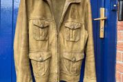 Ralph Lauren border patrol Double RRL leather jacket RARE!