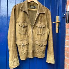 Ralph Lauren border patrol Double RRL leather jacket RARE!