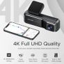 Miofive Dash Cam Front and Rear, 4K+2K Dual Dash Camera for Cars with 5G Wifi, GPS, 3840 UHD Recorder, Built-In 128G eMMC Storage, Night Vision, Motion Detection, G Sensor Powered by Super Capacitor Image 5