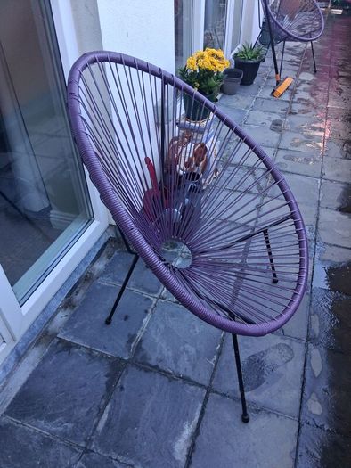 Purple Garden Chair