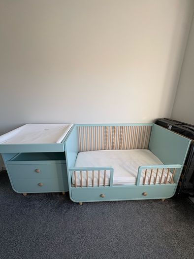 Baby Bed and Changing Table