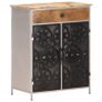 Sideboard 60x35x75 cm Rough Mango Wood & Iron Image 10