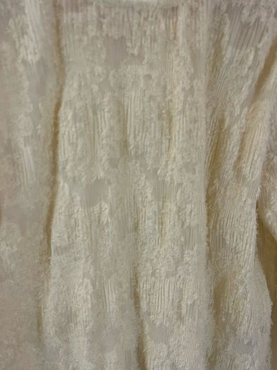New Object Lace Top / Blouse in Cream - Size Medium / Size 12