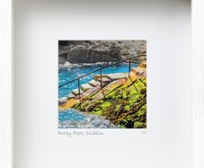 The Forty Foot, Dublin, B - medium Framed print by artist Helen Mathews