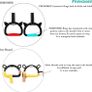 New Gymnastic Rings,Both for Adults and Kids,Support 360LBS,Home Fitness Equipment for Children, Kid's Indoor Pull up Bar for Stretching and Height Increas Image 3