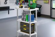 Stainless Steel Food Prep Table Commercial Kitchen Work Table 35.6x61 cm