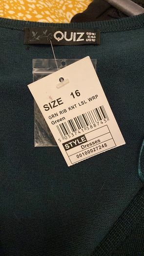 Dress forest green New