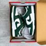 Green & White Nike Dunk Low Retro Image 6