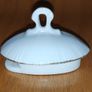 Selection of different bone china tea pot & trinket box lids Image 5