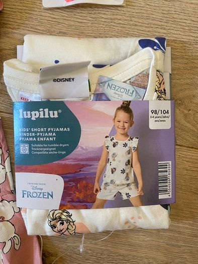 Girls dresses, Frozen pyjamas and hair clips