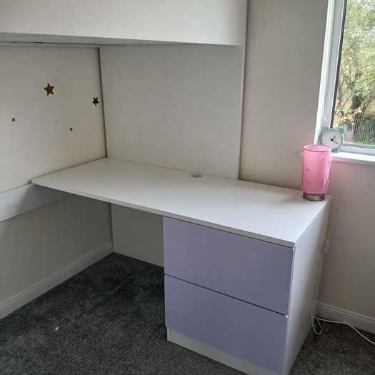 Bunk bed with desk and storage