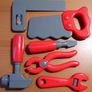 Kids play multi toolset - toolbox for toddler, workshop for a little mechanic, tool set for builders Image 2