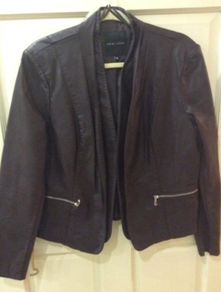 New Leather Type Brown Jacket