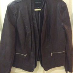 New Leather Type Brown Jacket