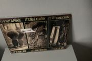 Barbers Metal Plaque