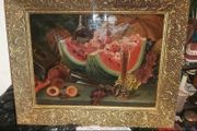 Antique oil painting on canvas