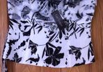 New Kate Cooper black and white Corset top with tags 14-16