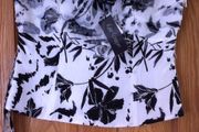 New Kate Cooper black and white Corset top with tags 14-16