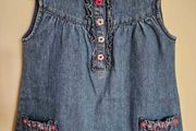 Jasper Conran Girls Denim Dress 3-4 Years