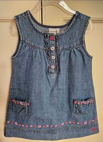 Jasper Conran Girls Denim Dress 3-4 Years