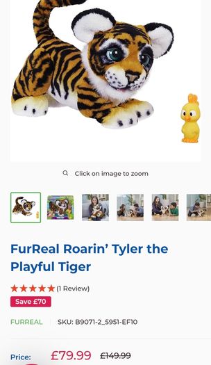 FurReal Roarin Tyler the Playful Tiger