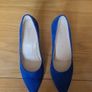 Royal blue suede shoes size 7.5 Image 4
