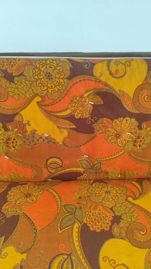 Vintage Psychedelic Groovy 1970s Sofa Bed