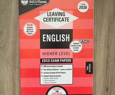 Leaving Certificate English Higher Level Exam Papers 2026 (EDCO)
