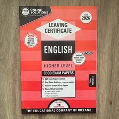 Leaving Certificate English Higher Level Exam Papers 2026 (EDCO)