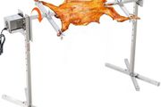 116.8 cm Electric BBQ Rotisserie Grill Kit Stainless Steel Grill 59.9 kg Pig Lamb