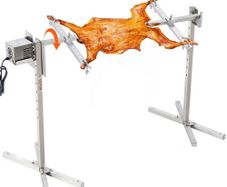116.8 cm Electric BBQ Rotisserie Grill Kit Stainless Steel Grill 59.9 kg Pig Lamb
