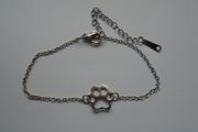Stainless steel bracelet. Bracelet. Paw bracelet.Gift
