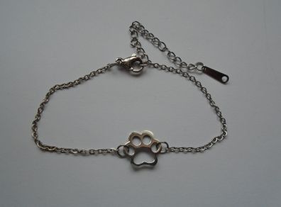 Stainless steel bracelet. Bracelet. Paw bracelet.Gift