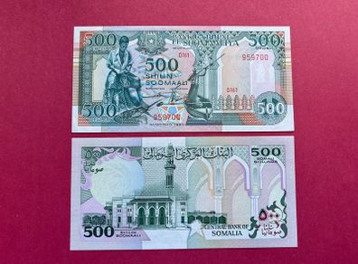 Somalia  500 Shillings  1990.  ( Uncirculated )