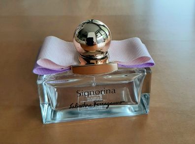 Empty perfume bottle