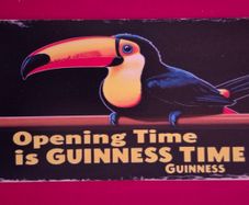 Vintage Style wooden sign,  Guinness time !