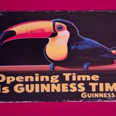 Vintage Style wooden sign,  Guinness time !
