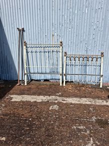 Cast iron headboard