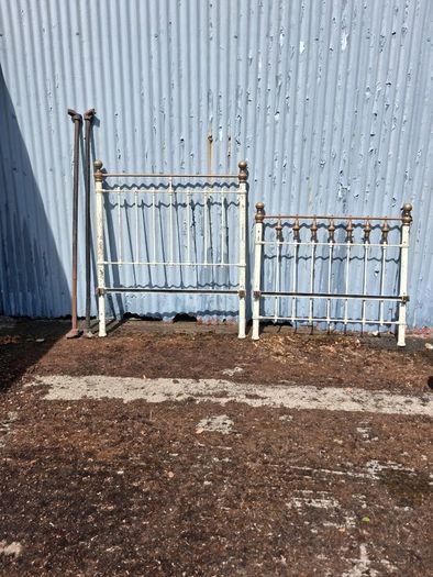 Cast iron headboard