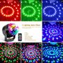 Disco Lights, 360 Rotation Sound Activated Portable  Disco Ball Lights with 4M/13ft USB Power Cable, 3W RGB Party Lights with Remote Control for Birthday/Family Gathering/Party/Home Image 3
