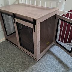 PawHut Dog Crate Furniture with Sliding Door