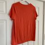 Dunnes Stores Orange V Neck T-Shirt Image 8