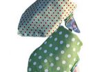 Polka Dots Double Sided Bandana Bibs